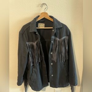 Free People Fringe Jacket